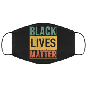 I Cant Breathe Black Lives Matter Vintage Face Mask