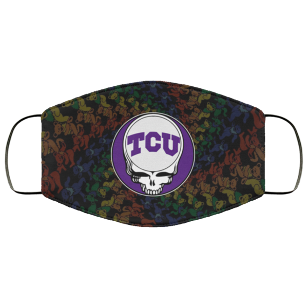 TCU Horned Frogs Grateful Dead Face Mask