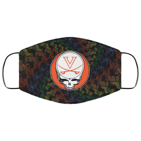 Virginia Cavaliers Grateful Dead Face Mask