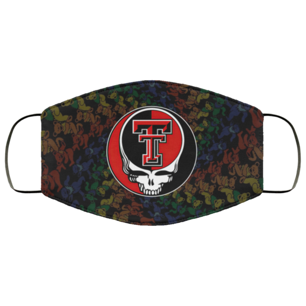 Texas Tech Red Raiders Grateful Dead Face Mask