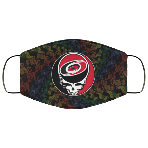 Carolina Hurricanes Grateful Dead Face Mask