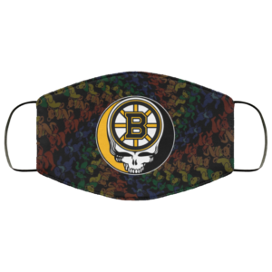 Boston Bruins Grateful Dead Face Mask