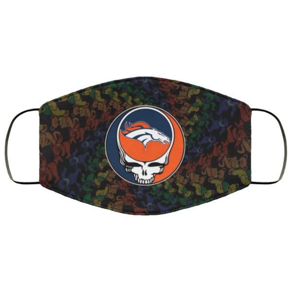 Denver Broncos Grateful Dead Face Mask