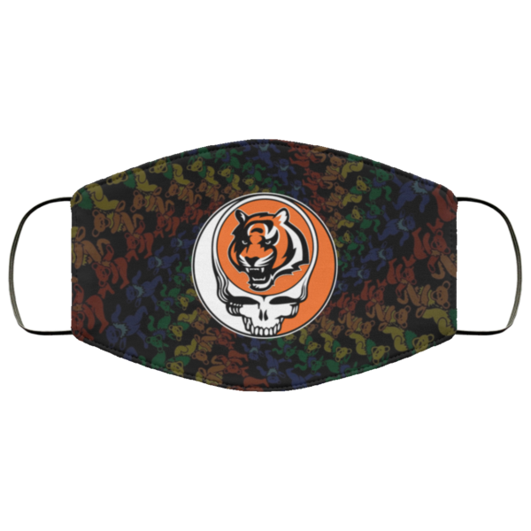 Cincinnati Bengals Grateful Dead Face Mask