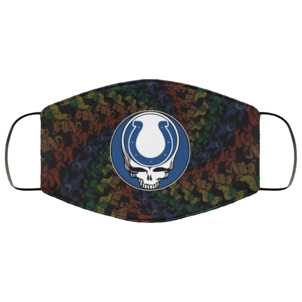 Indianapolis Colts Grateful Dead Face Mask