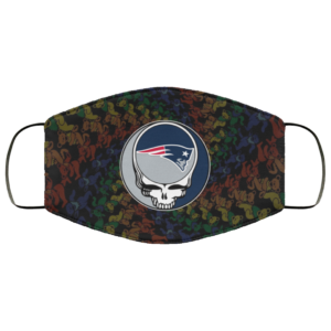 New England Patriots Grateful Dead Face Mask