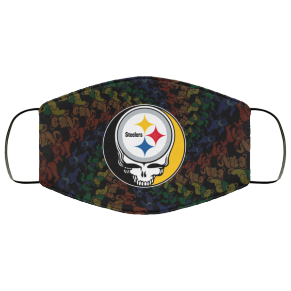 Pittsburgh Steelers Grateful Dead Face Mask