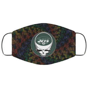 New York Jets Grateful Dead Face Mask