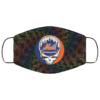 New York Yankees The Grateful Dead Face Mask