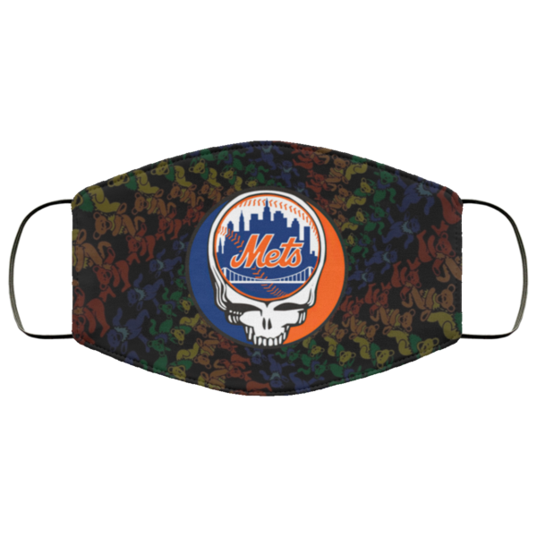 New York Mets The Grateful Dead Face Mask