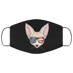 Fennec Fox Patriotic Usa 4th Of July American Face Mask