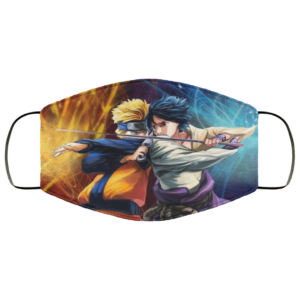 Naruto and Sasuke Face Mask Washable