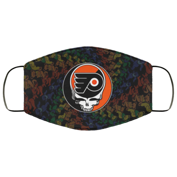 Philadelphia Flyers Grateful Dead Face Mask