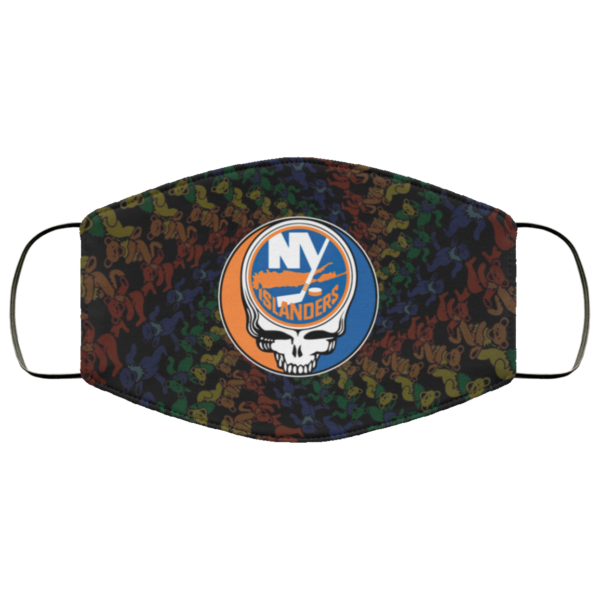 New York Islanders Grateful Dead Face Mask