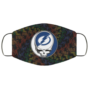 Tampa Bay Lightning Grateful Dead Face Mask