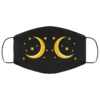 Moon and Star Face Mask