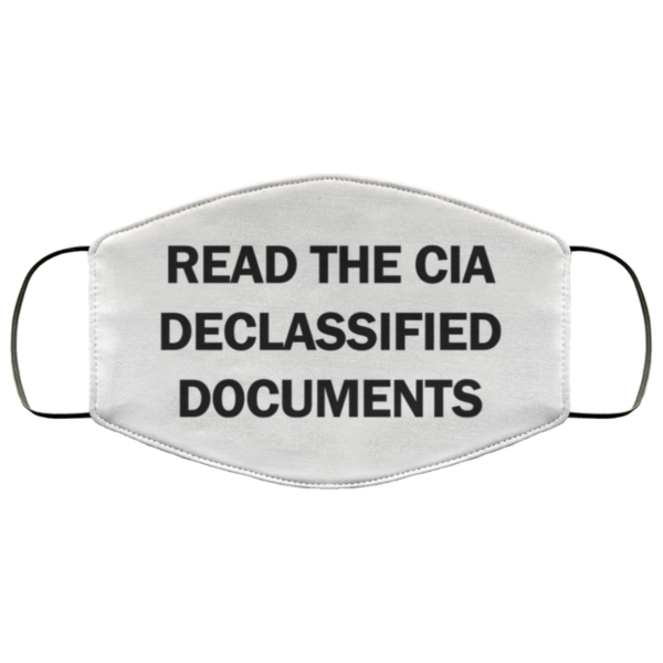 Read the CIA Declassified Documents Face Mask