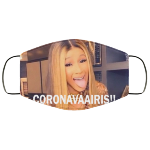 Cardi B  Coronavaairis Cloth Face Mask