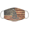 America Flag Marine Corps Military Armed Forces Flag Face Mask