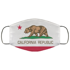California Republic flag Cloth Face Mask