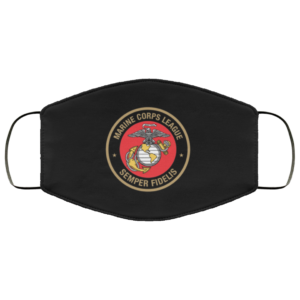 Marine Corps League Semper Fidelis Face Mask