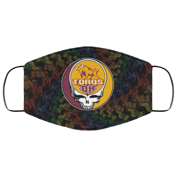 Cal State Dominguez Hills Toros Grateful Dead Face Mask