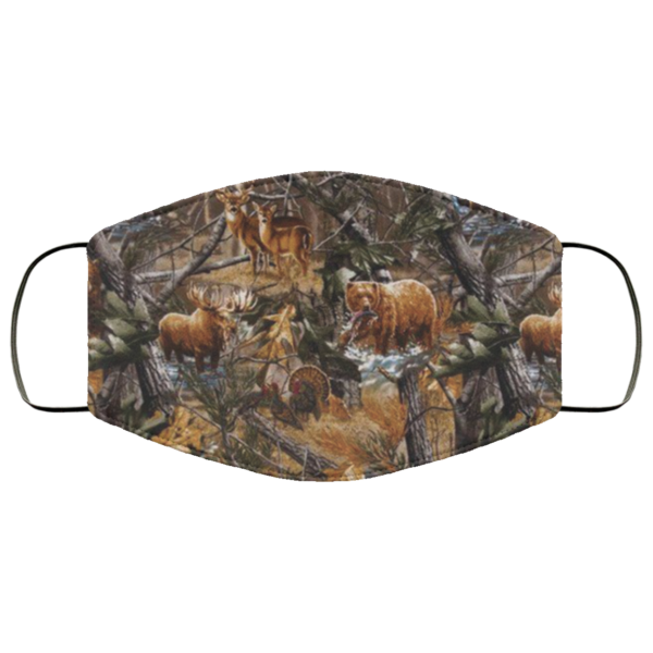 Camo Hunting Deer bear Face Mask