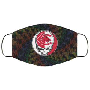 Central Missouri Mules Grateful Dead Face Mask