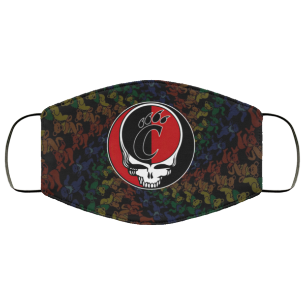 Cincinnati Bearcats Grateful Dead Face Mask