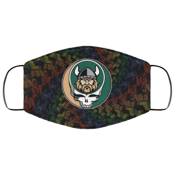 Cleveland State Vikings Grateful Dead Face Mask