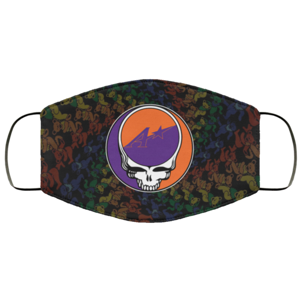 Evansville Purple Aces Grateful Dead Face Mask