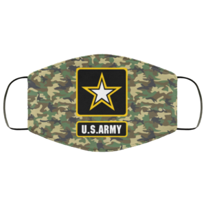 US Army Camo Face Mask Washable