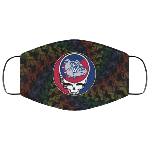 Gonzaga Bulldogs Grateful Dead Face Mask