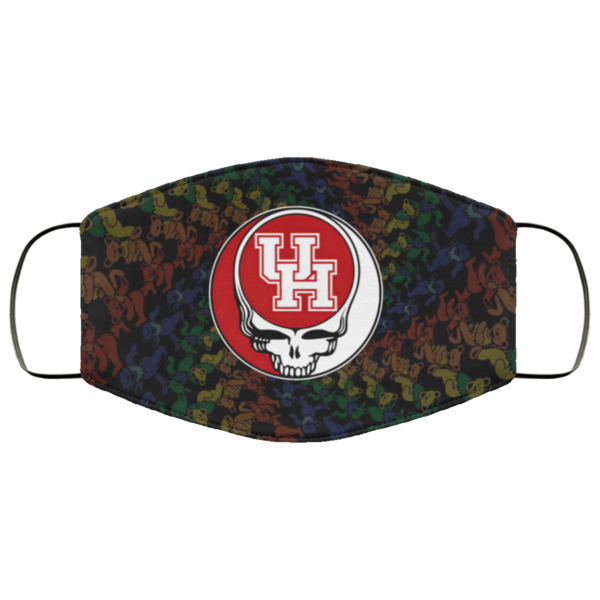 Houston Cougars Grateful Dead Face Mask