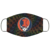 Illinois State Redbirds Grateful Dead Face Mask