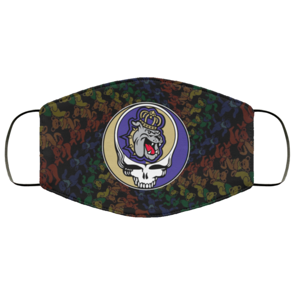 James Madison Dukes Grateful Dead Face Mask