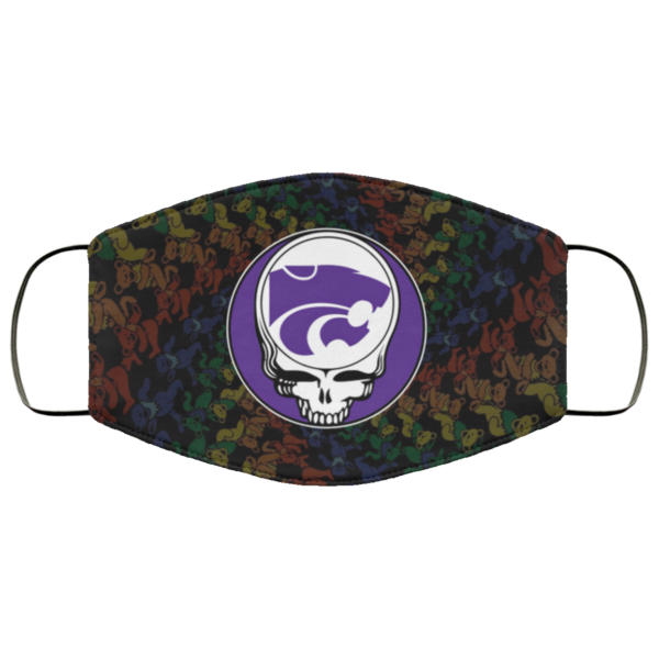 Kansas State Wildcats Grateful Dead Face Mask