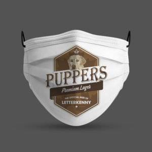 Puppers Premium Lager The Official Beer Face Mask