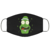 Funny Pickle Rick Face Mask