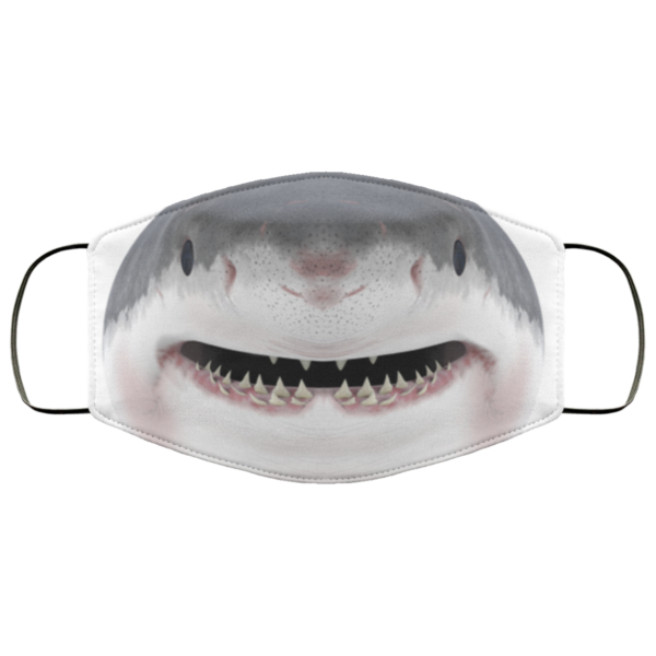 Smiling Shark Cloth Face Mask