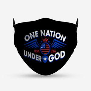 One Nation Under God Face Mask