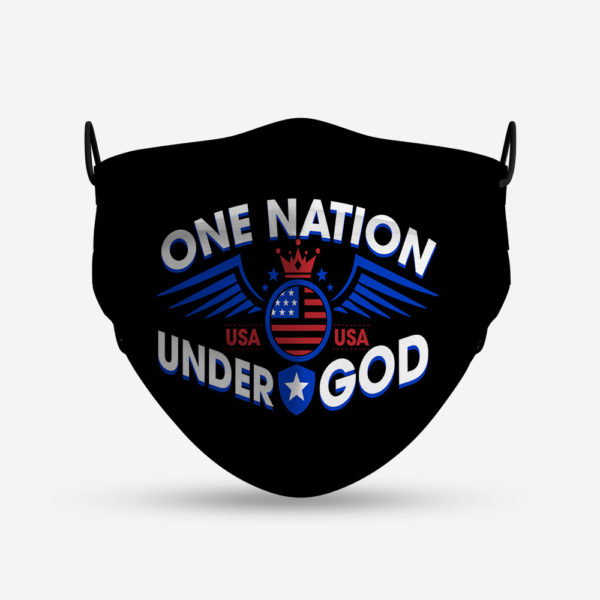 One Nation Under God Face Mask