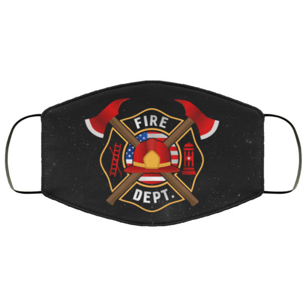 Firefighter Logo Fireman Gift Cloth Face Mask