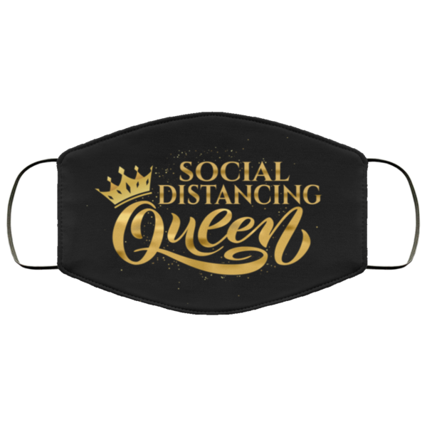 Social Distancing Queen Face Mask