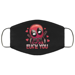 Fuck You Love You Deadpool Face Mask
