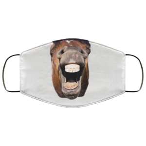 Horse Lovers Mask Funny Horse Face Face Mask