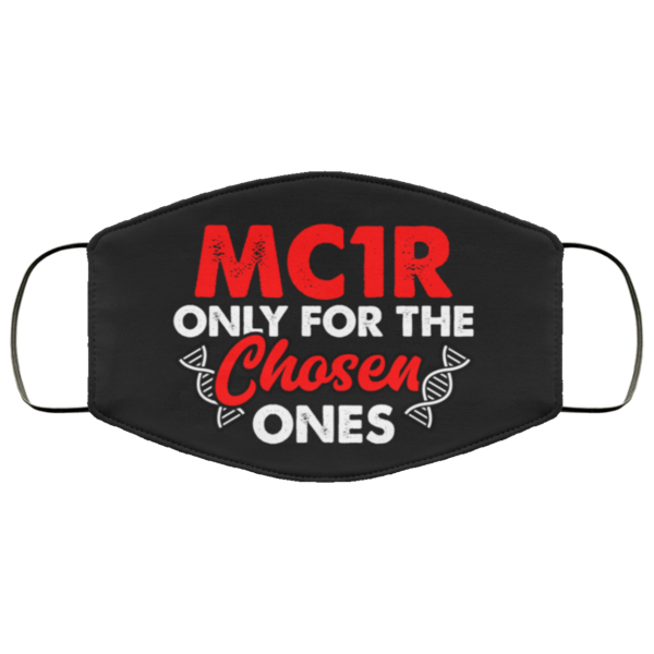 MC1R Only For The Chosen Ones Funny Redhead Face Mask  Redhead Face Mask