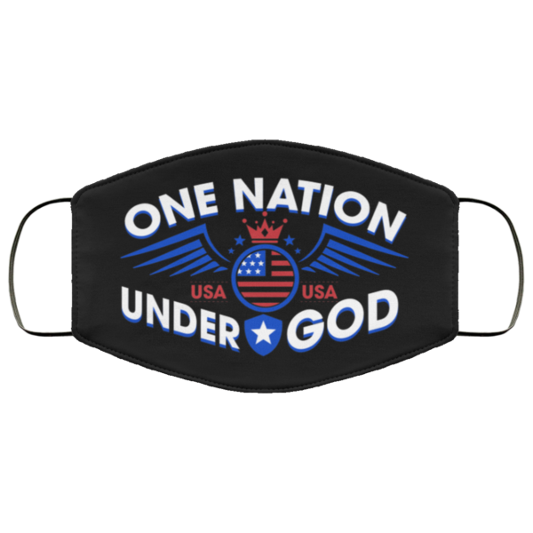 One Nation Under God Face Mask