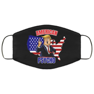 American Psycho Cloth Face Mask  Vote Trump Out