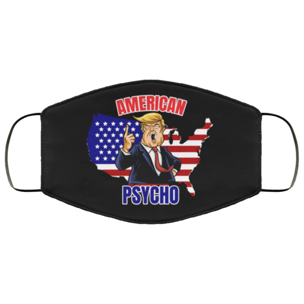 American Psycho Cloth Face Mask  Vote Trump Out